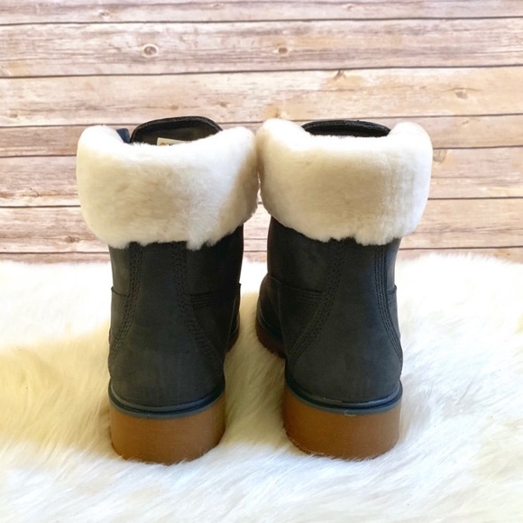 Timberland Jayne 6” WP Convenience Dark Grey Boots - Picture 6 of 7